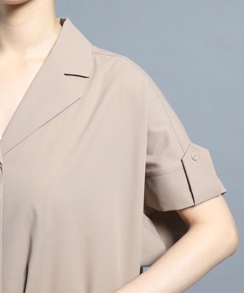 HEREIAM(ヘレイアム)の「【HEREIAM】撥水/ルーズフィットドレス(ワンピース・レディース・ブラック/ベージュ・SMALL/MEDIUM)」の9枚目の写真