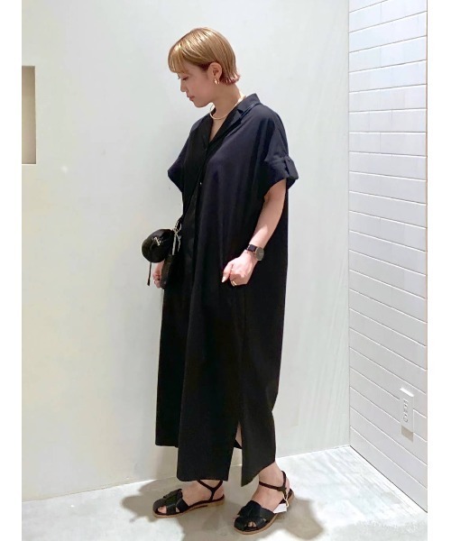 HEREIAM(ヘレイアム)の「【HEREIAM】撥水/ルーズフィットドレス(ワンピース・レディース・ブラック/ベージュ・SMALL/MEDIUM)」の18枚目の写真