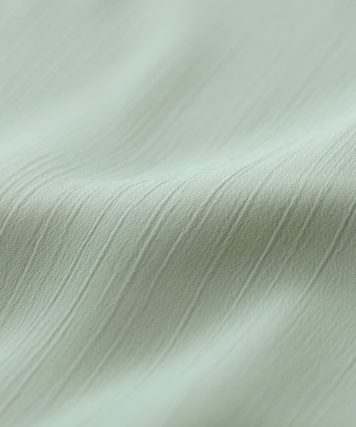 osharewalker(オシャレウォーカー)の「『アシメティアード楊柳シアーワンピース』(ワンピース・レディース・ブラック/オレンジ/ミント・1/2)」の5枚目の写真