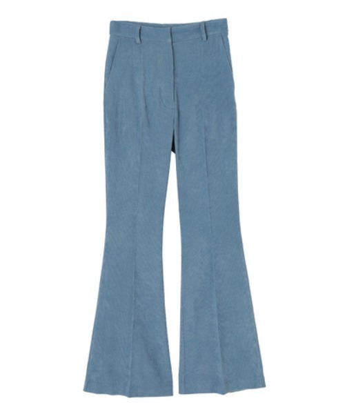 CLANE(クラネ)の「【CLANE/クラネ】CORDUROY BELL BUTTOM PANTS /コーデュロイベルボトムパンツ 12110-7202(その他パンツ・レディース・ベージュ/ブルー・1/2)」の2枚目の写真