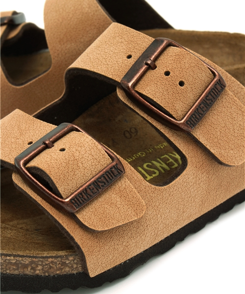 BIRKENSTOCK（ビルケンシュトック）の「【15cm～22cmまで対応】【キッズ】ARIZONA BFN Brushed Brown(KIDS)（サンダル・キッズ・ライトブラウン・32/28/33/34/26/27/30/29/31）」の6枚目の写真