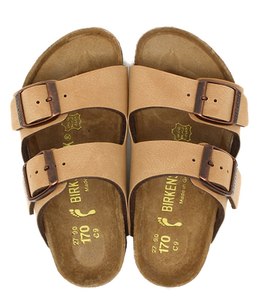 BIRKENSTOCK（ビルケンシュトック）の「【15cm～22cmまで対応】【キッズ】ARIZONA BFN Brushed Brown(KIDS)（サンダル・キッズ・ライトブラウン・32/28/33/34/26/27/30/29/31）」の12枚目の写真