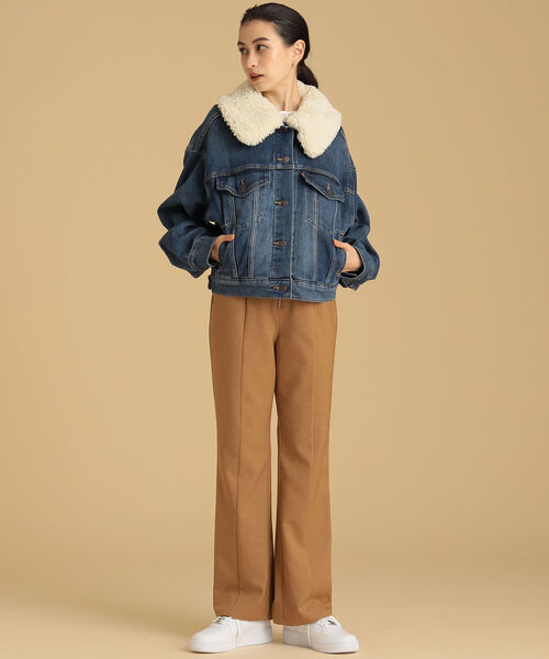 Ray BEAMS（レイビームス）の「LEVI’S(R) / WARM BABY BUBBLE TRUCKER JACKET（ブルゾン・レディース・ブルー・SMALL）」の3枚目の写真
