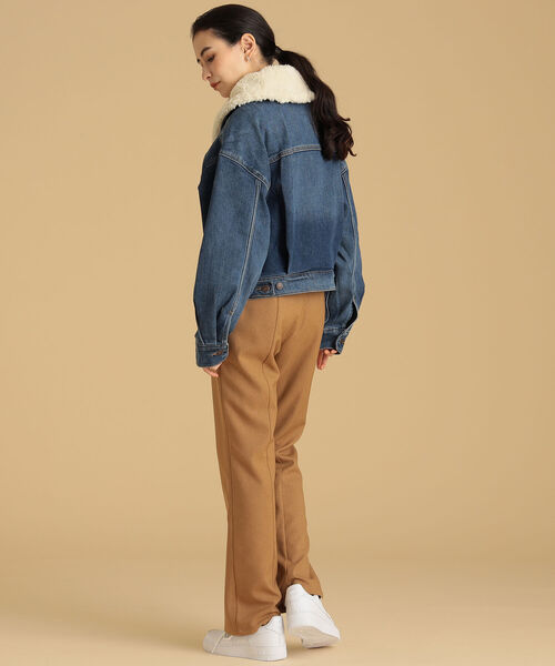 Ray BEAMS（レイビームス）の「LEVI’S(R) / WARM BABY BUBBLE TRUCKER JACKET（ブルゾン・レディース・ブルー・SMALL）」の9枚目の写真