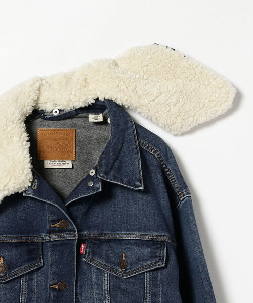 Ray BEAMS（レイビームス）の「LEVI’S(R) / WARM BABY BUBBLE TRUCKER JACKET（ブルゾン・レディース・ブルー・SMALL）」の5枚目の写真