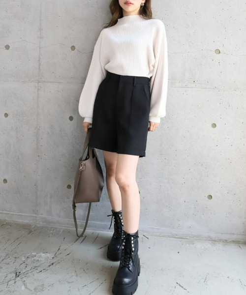 moment+（モーメントプラス）の「厚底レースアップブーツ（ブーツ・レディース・ブラック・L/M/S/LL）」の6枚目の写真