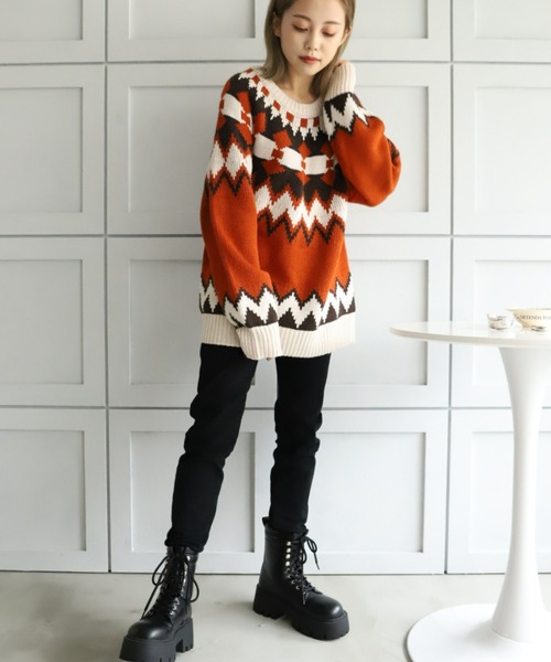 moment+（モーメントプラス）の「厚底レースアップブーツ（ブーツ・レディース・ブラック・L/M/S/LL）」の17枚目の写真