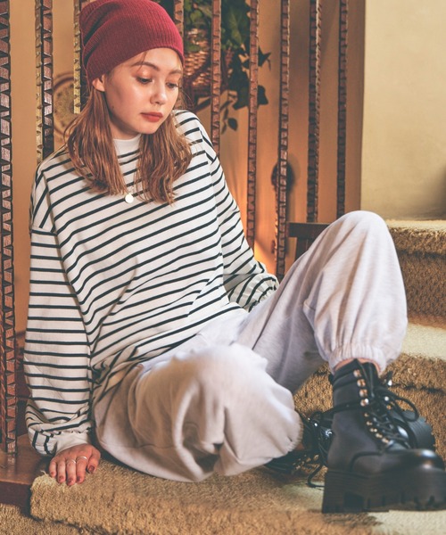 moment+（モーメントプラス）の「厚底レースアップブーツ（ブーツ・レディース・ブラック・L/M/S/LL）」の18枚目の写真