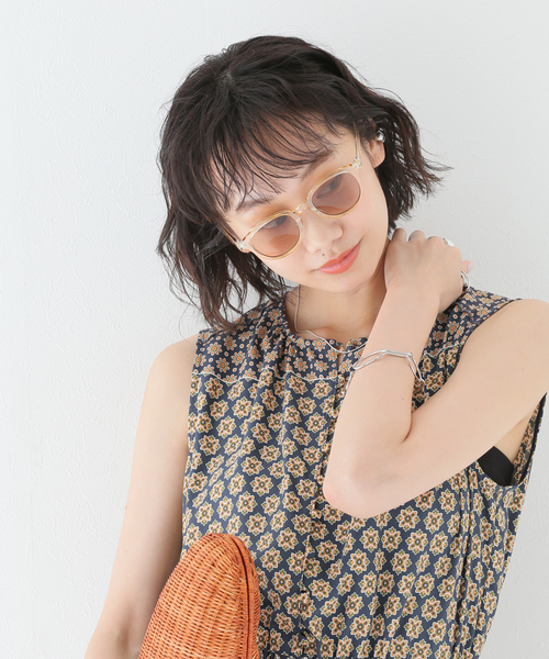 SLOBE IENA（スローブイエナ）の「【Casselini/キャセリーニ】 サングラス5047（サングラス・レディース・グレー系その他/ベージュ系その他/ナチュラル・FREE）」の6枚目の写真