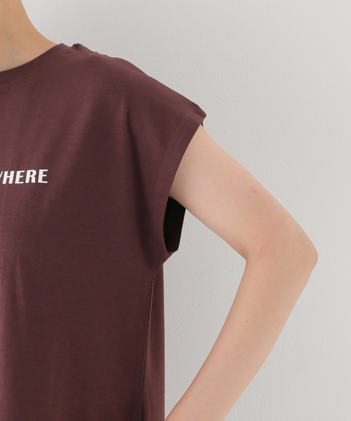 B.C STOCK(ベーセーストック)の「ロゴフレンチTEEシャツ(Tシャツ/カットソー・レディース・ベージュ/ブラウン/グレー・FREE)」の15枚目の写真