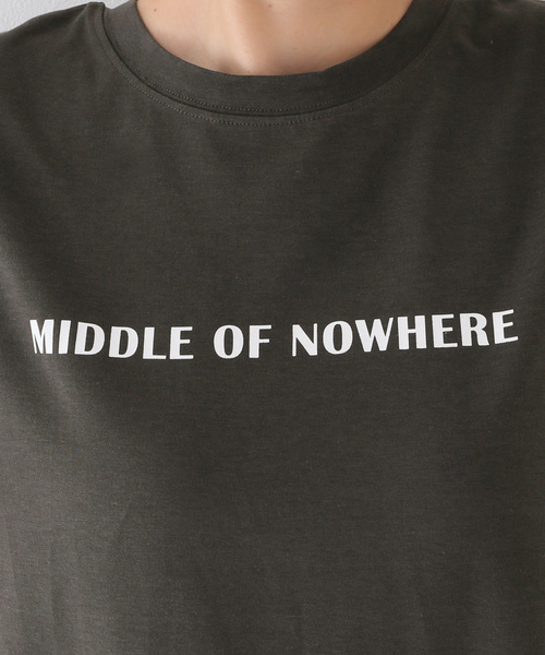 B.C STOCK(ベーセーストック)の「ロゴフレンチTEEシャツ(Tシャツ/カットソー・レディース・ベージュ/ブラウン/グレー・FREE)」の16枚目の写真