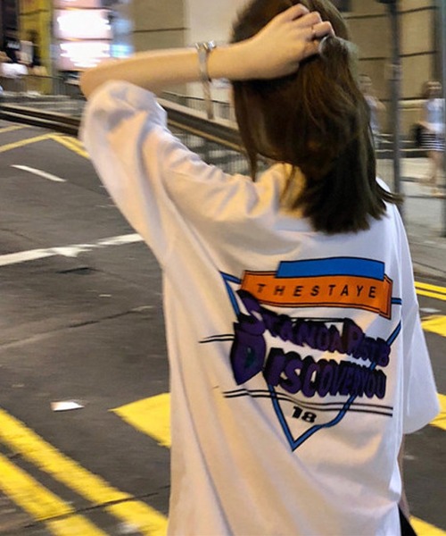 meJane(ミージェーン)の「バックストリートプリントロゴTシャツ【ZOZOTOWN限定】(Tシャツ/カットソー・レディース・ホワイト/ブラック・FREE)」の11枚目の写真
