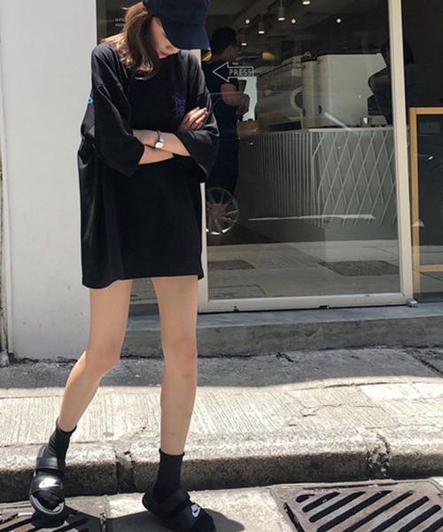 meJane(ミージェーン)の「バックストリートプリントロゴTシャツ【ZOZOTOWN限定】(Tシャツ/カットソー・レディース・ホワイト/ブラック・FREE)」の13枚目の写真