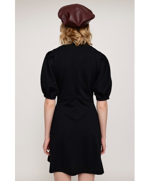 SLY（スライ）の「CURVED WAIST MINI OP カーブドウェスト ミニワンピース（ワンピース・レディース・ブラック/ブラウン/ライトパープル・1/2）」の8枚目の写真