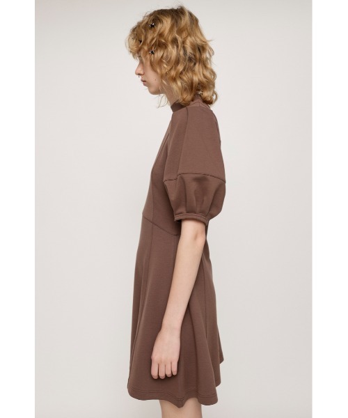 SLY（スライ）の「CURVED WAIST MINI OP カーブドウェスト ミニワンピース（ワンピース・レディース・ブラック/ブラウン/ライトパープル・1/2）」の12枚目の写真