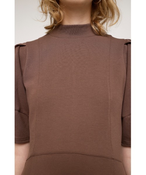 SLY（スライ）の「CURVED WAIST MINI OP カーブドウェスト ミニワンピース（ワンピース・レディース・ブラック/ブラウン/ライトパープル・1/2）」の14枚目の写真