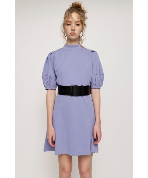 SLY（スライ）の「CURVED WAIST MINI OP カーブドウェスト ミニワンピース（ワンピース・レディース・ブラック/ブラウン/ライトパープル・1/2）」の17枚目の写真