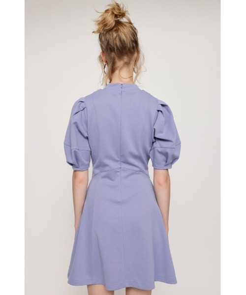 SLY（スライ）の「CURVED WAIST MINI OP カーブドウェスト ミニワンピース（ワンピース・レディース・ブラック/ブラウン/ライトパープル・1/2）」の21枚目の写真