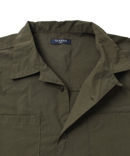 GLAZOS（グラソス）の「リップ・オープンカラー長袖シャツ【セットアップ対応】（シャツ/ブラウス・キッズ・ブラック/グレー/カーキ・140cm/150cm/160cm/170cm）」の12枚目の写真