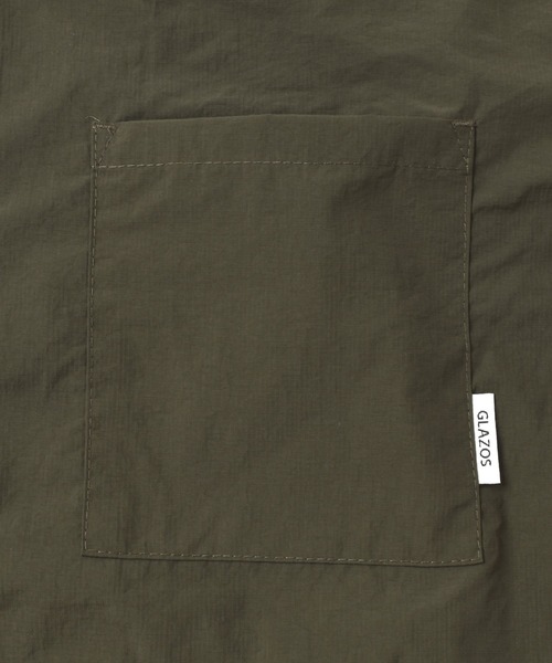 GLAZOS（グラソス）の「リップ・オープンカラー長袖シャツ【セットアップ対応】（シャツ/ブラウス・キッズ・ブラック/グレー/カーキ・140cm/150cm/160cm/170cm）」の8枚目の写真