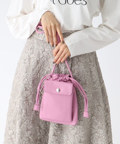 OPAQUE.CLIP（オペークドットクリップ）の「◆フラップポケットミニポシェット（ショルダーバッグ・レディース・ブラック/ダークグリーン/オフホワイト/ベビーピンク・00）」の15枚目の写真