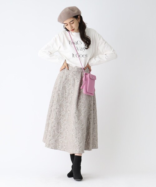 OPAQUE.CLIP（オペークドットクリップ）の「◆フラップポケットミニポシェット（ショルダーバッグ・レディース・ブラック/ダークグリーン/オフホワイト/ベビーピンク・00）」の16枚目の写真