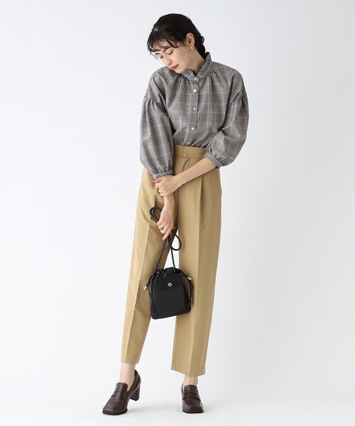 OPAQUE.CLIP（オペークドットクリップ）の「◆フラップポケットミニポシェット（ショルダーバッグ・レディース・ブラック/ダークグリーン/オフホワイト/ベビーピンク・00）」の19枚目の写真