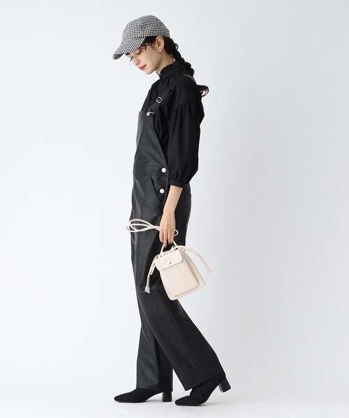 OPAQUE.CLIP（オペークドットクリップ）の「◆フラップポケットミニポシェット（ショルダーバッグ・レディース・ブラック/ダークグリーン/オフホワイト/ベビーピンク・00）」の22枚目の写真