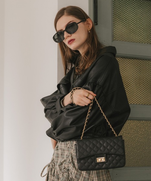 Cheek（チーク）の「デザインサングラス（サングラス・レディース・ブラック/ブラウン・FREE）」の11枚目の写真