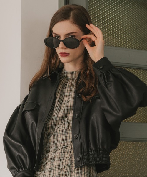 Cheek（チーク）の「デザインサングラス（サングラス・レディース・ブラック/ブラウン・FREE）」の8枚目の写真