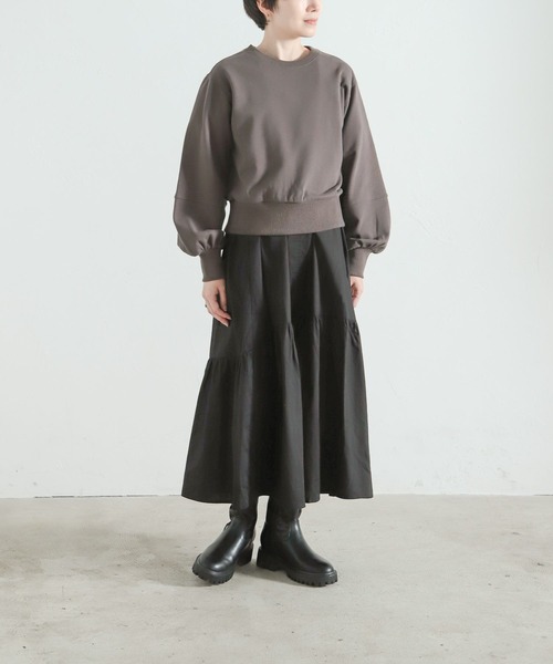 LEPSIM(レプシィム)の「【FOR I SERIES】ショートデザインカットソー 158117(Tシャツ/カットソー・レディース・グレー/ブルー/アイボリー・SMALL)」の9枚目の写真