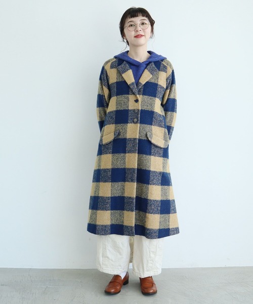 l'atelier du savon（アトリエドサボン）の「ブロックチェック ロング