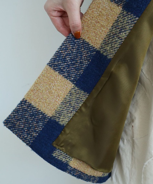 l'atelier du savon（アトリエドサボン）の「ブロックチェック ロング