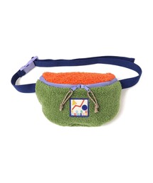 BOBO CHOSES:COLOR BLOCK SHEEPSKIN BELT POUCH