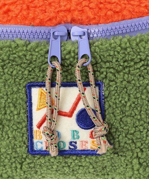 BOBO CHOSES(ボボショーズ)の「BOBO CHOSES:COLOR BLOCK SHEEPSKIN BELT POUCH(ショルダーバッグ・キッズ・その他1・ONE SIZE)」の3枚目の写真