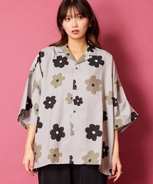 シャツ/ブラウス（ベージュ系・花柄・ボタニカル柄）ファッション通販  