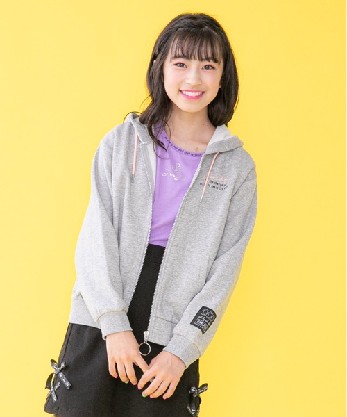 JENNI belle（ジェニィベル）の「【WEB限定】裏起毛ZIPパーカー