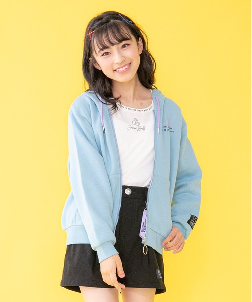 JENNI belle（ジェニィベル）の「【WEB限定】裏起毛ZIPパーカー
