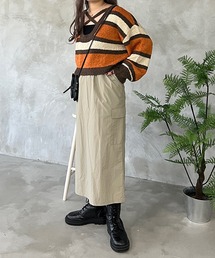 kutir | ナイロンカーゴスカート(スカート)