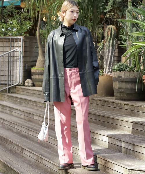 ROOPTOKYO（ループトウキョウ）の「LEATHER SHIRT レザーシャツ（ライダースジャケット・メンズ・ブラック・2/3）」の15枚目の写真