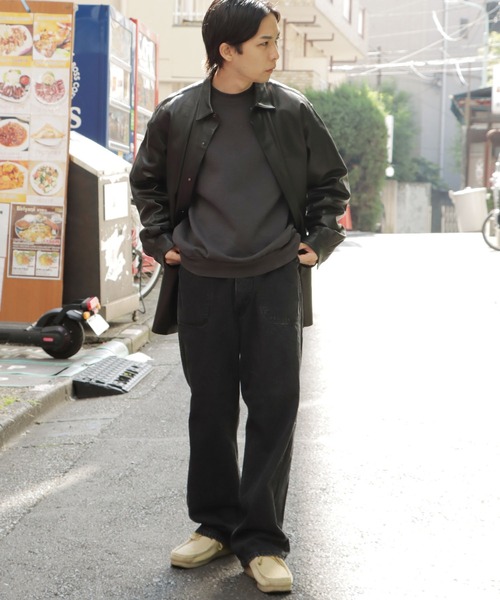 ROOPTOKYO（ループトウキョウ）の「LEATHER SHIRT レザーシャツ（ライダースジャケット・メンズ・ブラック・2/3）」の16枚目の写真