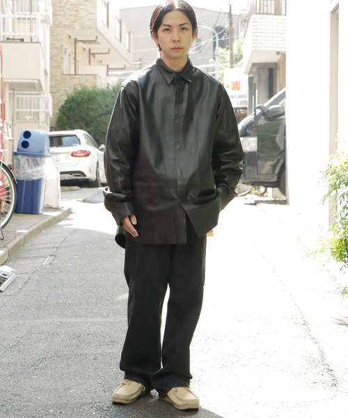 ROOPTOKYO（ループトウキョウ）の「LEATHER SHIRT レザーシャツ（ライダースジャケット・メンズ・ブラック・2/3）」の17枚目の写真