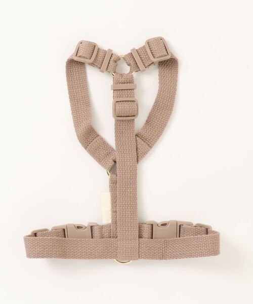 moncheri（モンシェリ）の「コットンライクハーネス（リード/ハーネス/首輪・レディース・モカ/ベージュ/アイボリー・S/M）」の4枚目の写真