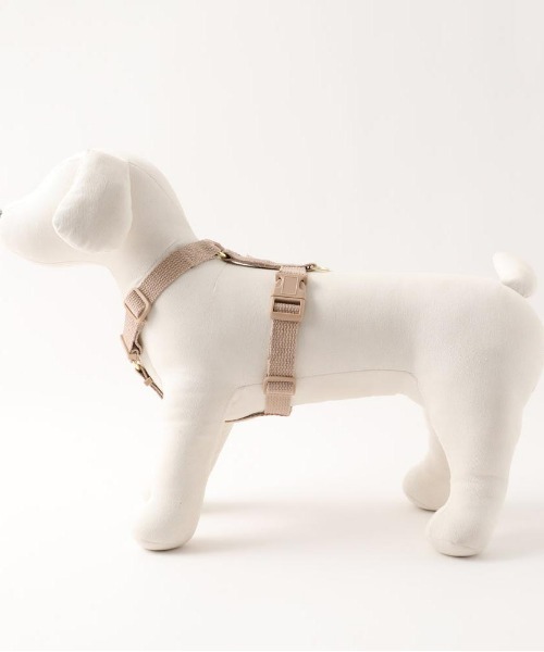 moncheri（モンシェリ）の「コットンライクハーネス（リード/ハーネス/首輪・レディース・モカ/ベージュ/アイボリー・S/M）」の19枚目の写真