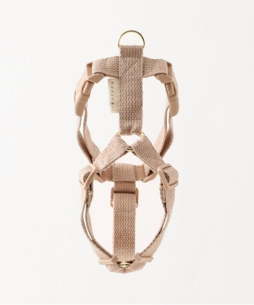moncheri（モンシェリ）の「コットンライクハーネス（リード/ハーネス/首輪・レディース・モカ/ベージュ/アイボリー・S/M）」の17枚目の写真