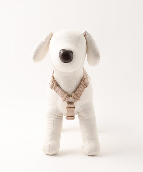 moncheri（モンシェリ）の「コットンライクハーネス（リード/ハーネス/首輪・レディース・モカ/ベージュ/アイボリー・S/M）」の20枚目の写真