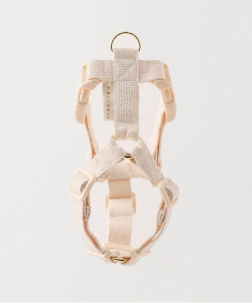 moncheri（モンシェリ）の「コットンライクハーネス（リード/ハーネス/首輪・レディース・モカ/ベージュ/アイボリー・S/M）」の16枚目の写真