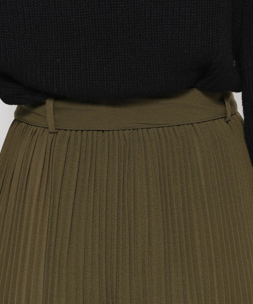 Love,Bonito（ラブボニート）の「ベイリー プリーツ Aラインスカート（スカート・レディース・ブラック/カーキ・SMALL/MEDIUM/X-SMALL/LARGE）」の11枚目の写真