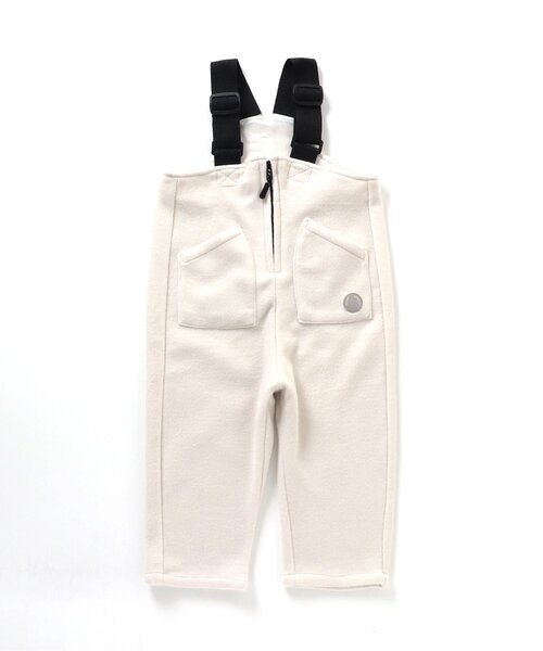 BREEZE（ブリーズ）の「フリースサロペット（サロペット/オーバーオール・キッズ・アイボリー/カーキ・130/100/120/90/80/110）」の2枚目の写真