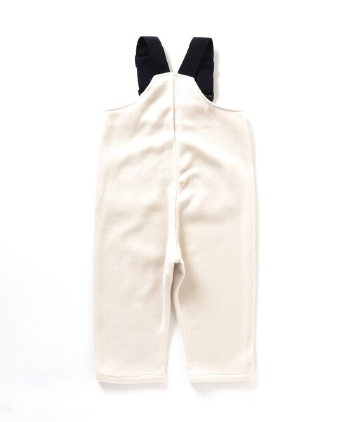 BREEZE（ブリーズ）の「フリースサロペット（サロペット/オーバーオール・キッズ・アイボリー/カーキ・130/100/120/90/80/110）」の3枚目の写真